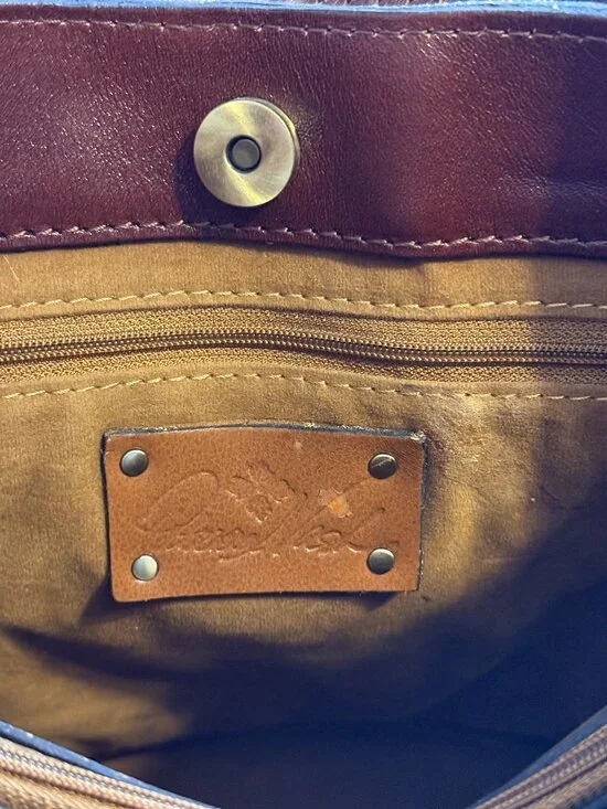 Patricia Nash Cavo Italian Leather Hobo Style Tote/Handbag - Picture 9 of 14